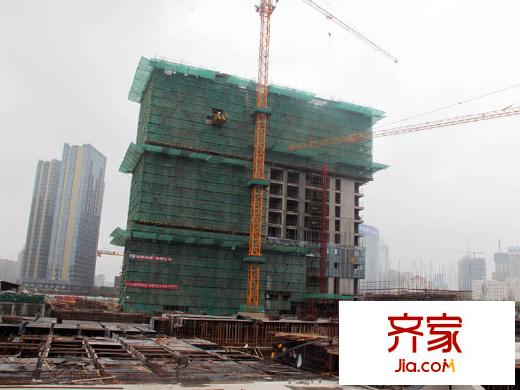 綠地中央廣場外景圖海珀蘭庭2期工程進(jìn)度 （2011-7-15）