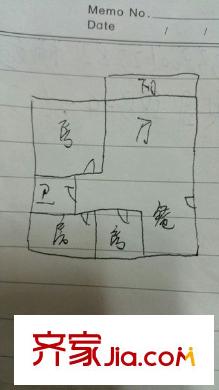 幸福時光二期 3室 戶型圖