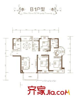  聯(lián)發(fā)君悅朝陽(yáng) 戶型圖