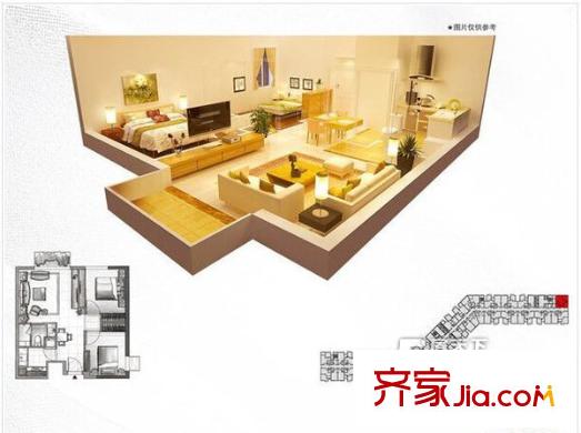 聯(lián)發(fā)廣場克拉公寓 戶型圖