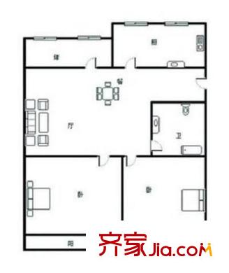 溪湖春天 戶型圖