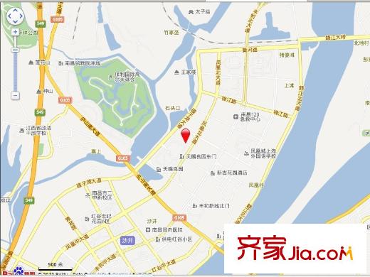 天賜良園交通圖
