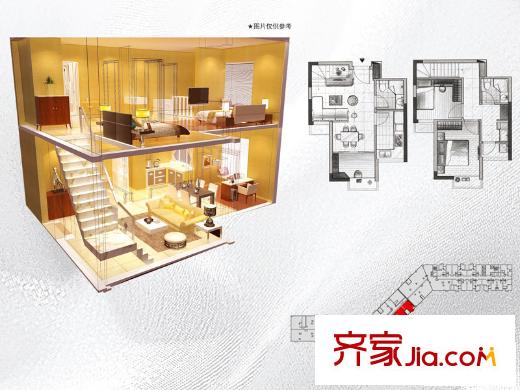 聯(lián)發(fā)廣場戶型圖公寓Ｄ2戶型（售完） 2室2廳2衛(wèi)1廚