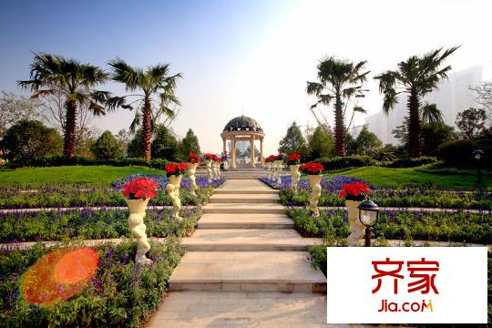 世茂天城實(shí)景圖園林區(qū)景觀實(shí)景（2011-11-08）