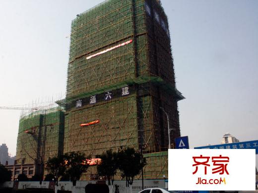 世茂天城外景圖一期工程進(jìn)度圖（2011-12）