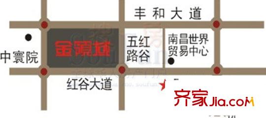 江信國際花園交通圖