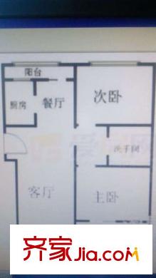 金域名都 2室 户型图