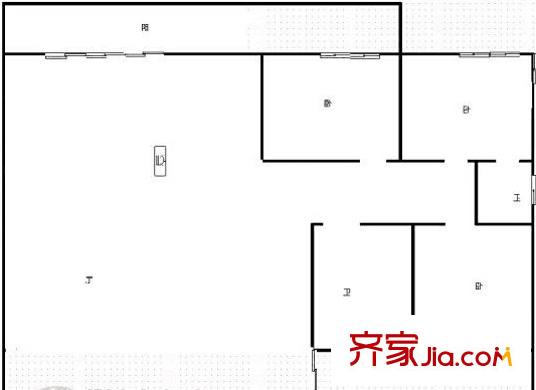 金域名都 3室 户型图