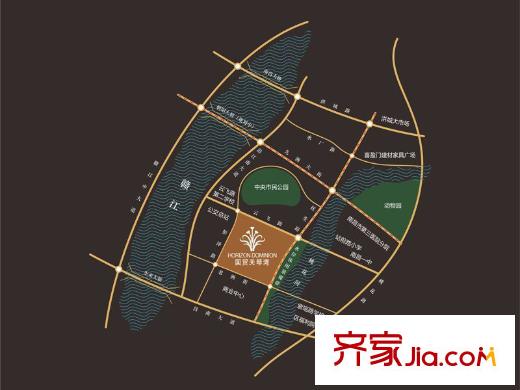 國貿(mào)天琴灣交通圖區(qū)位