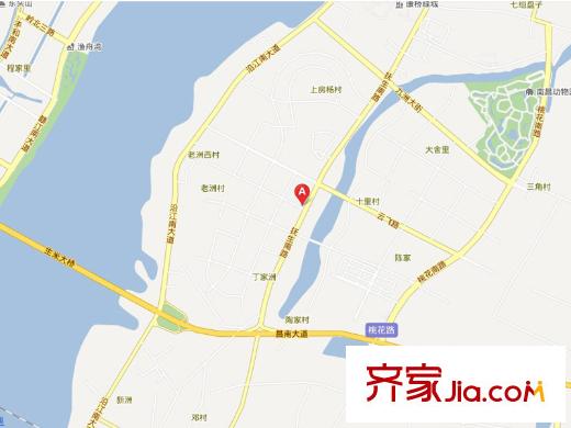 國貿(mào)天琴灣交通圖交通電子圖