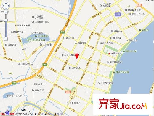 洪城比華利交通圖