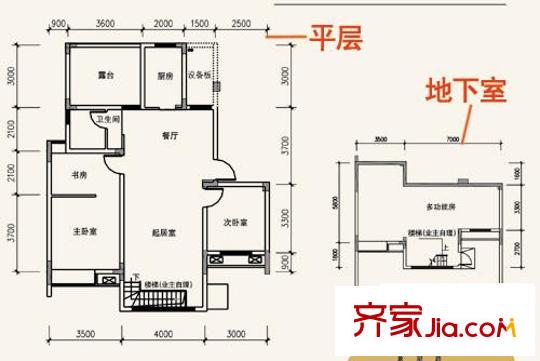 保集半島戶型圖18#-2戶型 3房2廳2衛(wèi)1廚 89.17平方米 3室2廳2衛(wèi)1廚