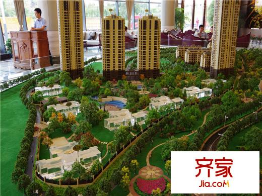 紅谷十二庭實景圖項目售樓處（攝于2014-08-28）