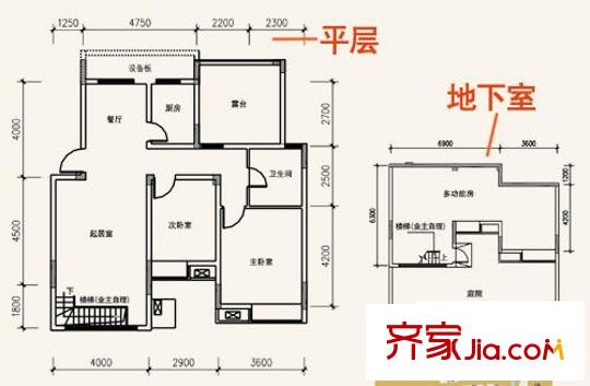 保集半岛户型图18-3户型 2房2厅1卫1厨 86.38平方米 2室2厅1卫1厨