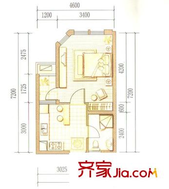 南昌世纪中央城户型图-齐家网小区库