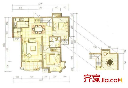 南昌世纪中央城户型图-齐家网小区库