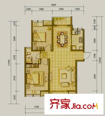 南昌世纪中央城户型图-齐家网小区库