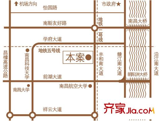 中央香榭區(qū)位示意圖