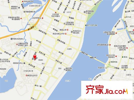 中央香榭交通示意圖