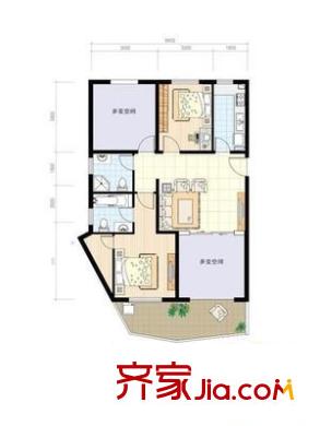 新惠家园户型图2室 户型图 2室2厅1卫1厨