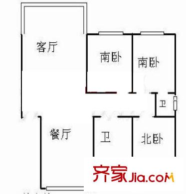 杭家旦新村 户型图