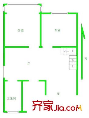 金乐苑户型图2室 户型图 2室2厅1卫1厨