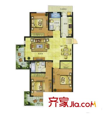 长安吉星家园 户型图