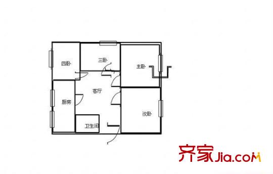 新兴二村 户型图