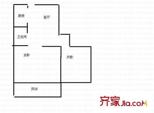 新兴二村 户型图