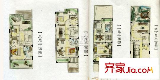 奕淳・古韵坊C-1-2 3室4厅4卫1厨