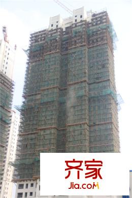 无锡圆融广场8#进度实景(2015.9)