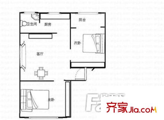 莱茵假日 户型图