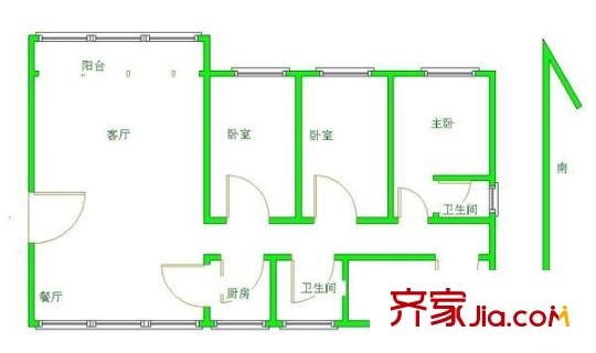 蠡湖苑 5室 户型图