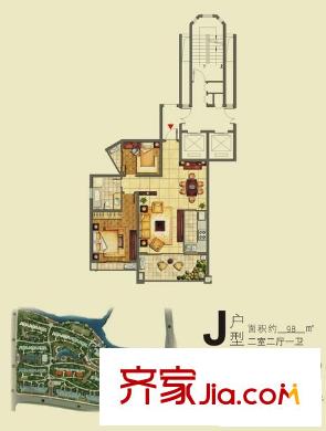中兴东路小区户型图中兴东路 3室 户型图 3室2厅1卫1厨