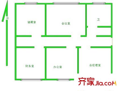 银河国际广场2-3号 02户型 140平