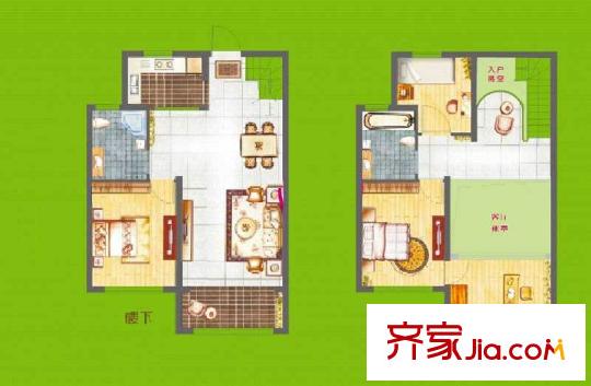 优佳家户型图二房户型图变化一 4室2厅2卫