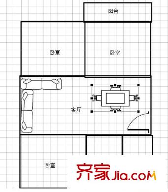 乐山新村户型图4室 户型图 4室2厅1卫1厨