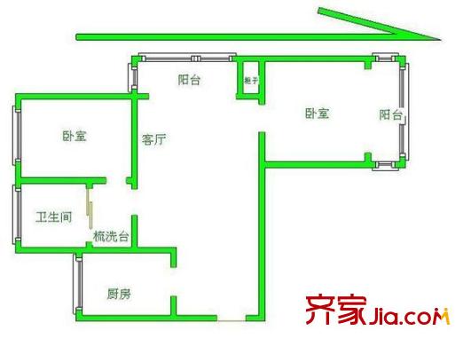 惠景家园 户型图