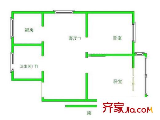 惠景家园 户型图