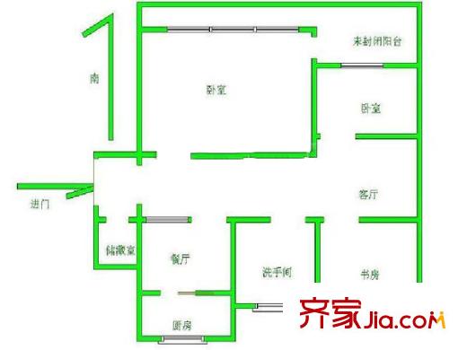 长欣公寓 户型图