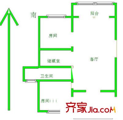 梁湖南苑 户型图