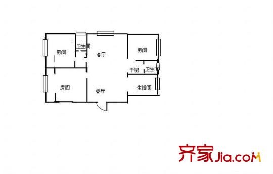 惠景家园 户型图