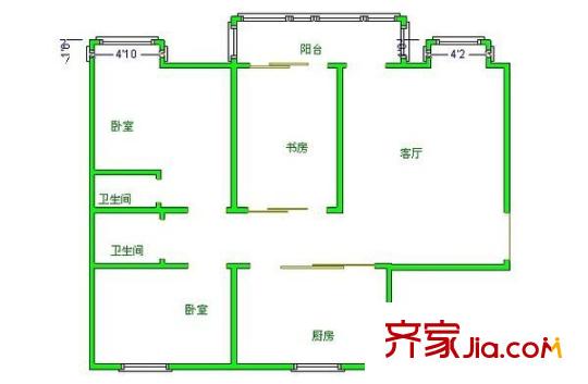 梅满嘉园 0室 户型图