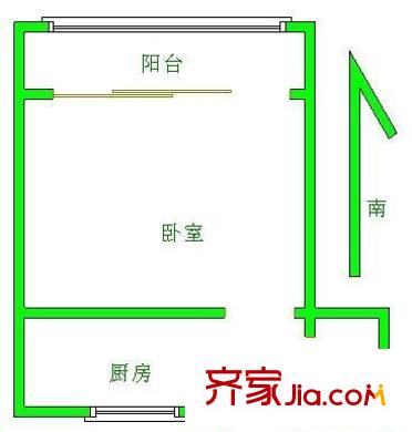 勤学苑户型图1室 户型图 1室1卫1厨