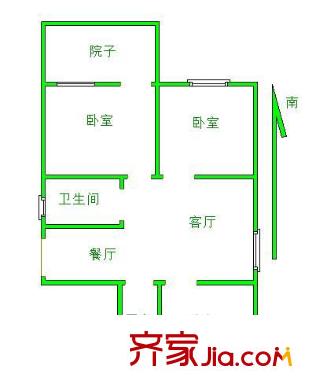 畅舜苑 3室 户型图