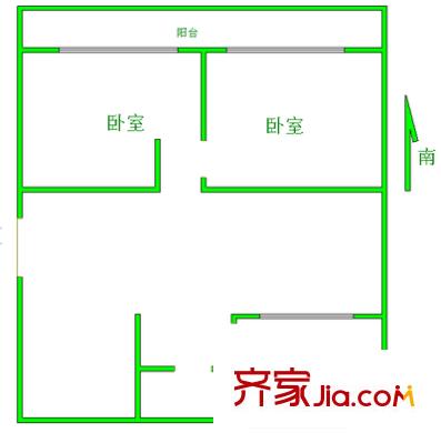 畅舜苑户型图3室 户型图 3室2厅1卫1厨