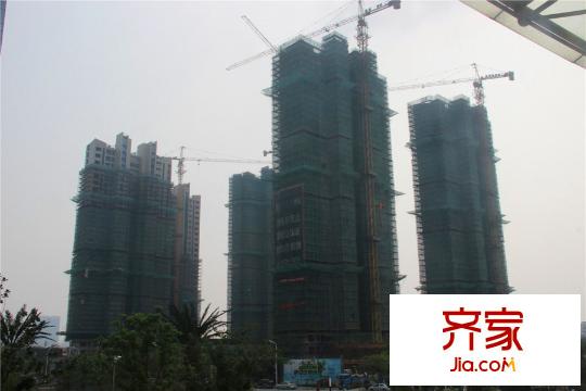 华府天地・尊园高层工程进度(2015.8.31)