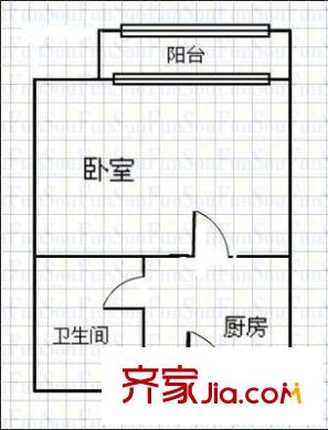 泰康新村户型图1室 户型图 1室1厅1卫1厨