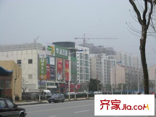 金色江南三期配套图小区旁边最近的超市华润万家