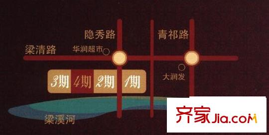 金色江南三期交通图